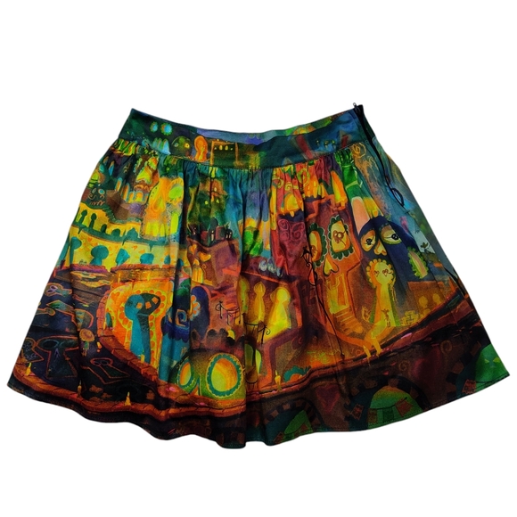 HOT TOPIC Book of Life Skirt Dia de los Muertos Day of the Dead Size Medium - Picture 2 of 10